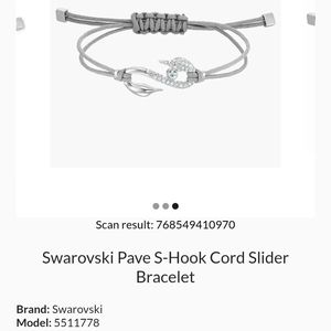 New Authentic Swarovski power collection hook bracelet